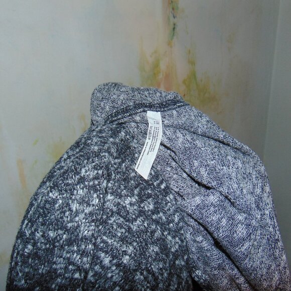 Intimately Free People Heather Gray Black Fleece Hazy Maxi Dress Lagen Look L - Picture 9 of 12